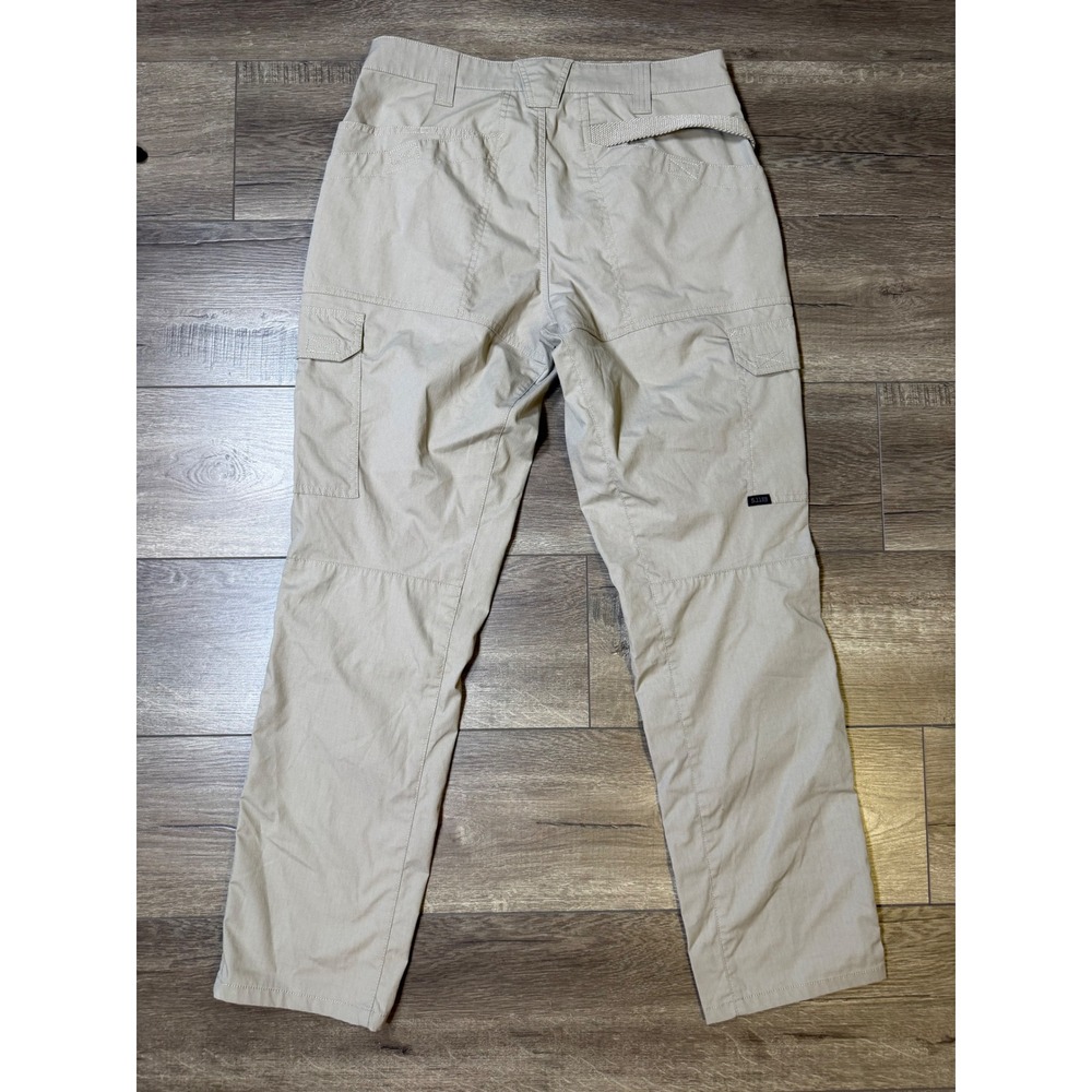 5.11 Tactical Mens 32x32 (actual 32x31) Khaki Ripstop Cargo Pants Tan Utility